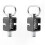 Weld-On Spring Latch Lock Assembly with Plain Tube for Trailer Gate, 5/8", 2 Pack 2