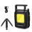 Double-sided COB flashlight mini keychain light camping light strip small bracket:With Stand 2
