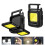 Double-sided COB flashlight mini keychain light camping light strip small bracket:With Stand 3