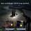Double-sided COB flashlight mini keychain light camping light strip small bracket:With Stand 8