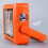 Solar-powered floodlight, portable flashlight, emergency work light (orange):144 LEDs 6