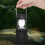 5803 Solar-Powered Camping Light, Outdoor LED Emergency Portable Light with USB Output (Black):Solar + USB 4