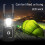 5803 Solar-Powered Camping Light, Outdoor LED Emergency Portable Light with USB Output (Black):Solar + USB 7