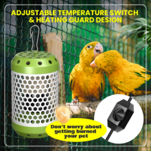 Încălzitor inteligent pentru colivie cu control automat al temperaturii, design sigur la atingere și căldură fiabilă pentru animale d