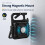 Portable keychain camping light, mini outdoor flashlight, model: 500mAh (black):500mAh 6