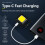 Portable keychain camping light, mini outdoor flashlight, model: 500mAh (black):500mAh 8