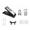 Solar-powered outdoor clip-on LED garden/courtyard light with motion sensor, emergency lighting. Model: USB + remote control.:USB+Remote Control 2