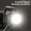 3-in-1 Mini Flashlight Wrist Light Headlamp Waist Bag Light:3 in 1 Mini Flashlight 7