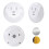 USB rechargeable, light-controlled, human body sensor, smiley face magnetic night light (warm white light):Warm white light 5
