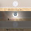 USB rechargeable, light-controlled, human body sensor, smiley face magnetic night light (warm white light):Warm white light 8