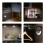 USB rechargeable, light-controlled, human body sensor, smiley face magnetic night light (warm white light):Warm white light 9