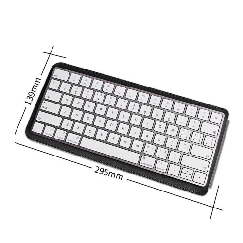 Tastatur i PU-læder til opbevaringstaske til Magic Keyboard - Sort Black 1