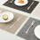 Rutschfeste und hitzebeständige Tischsets – 3er-Pack SilverGrey 4