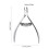 Professional Cuticle Cutter Nail Clipper Trimmer Pedicure Plier 2