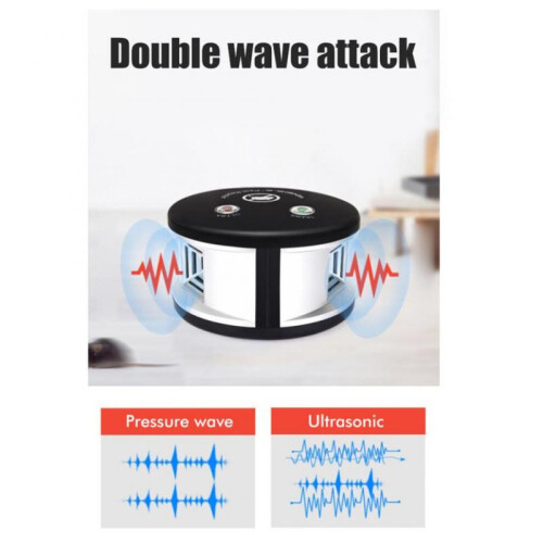 (EU Plug) (UK Plug) Rat Mice Repeller Pest Repellent Electronic Lightweight Bug Zapper 2