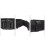 Collier réglable en nylon pour chien avec support AirTag Black L 2
