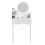 LED Vanity Desk with Mirror Drawer Shelves 3 Brightness 2
