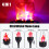 LED Fake Fire Flame Lamp 3D Campfire Decor 2