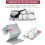 Silicone Drying Mat Gray 24x16 Inch Trifold 2