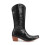 Women's Western Cowboy Boots Black Tall Sequin Heel Pointed 7