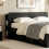 VidaXL vidaXL Headboard Cabinet with Storage Black Engineered Wood 4