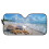 Foldable Car Sun Shade Beach Starfish Print 1 Pair 2