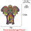 SPECOOL Wooden Animal Puzzle Crown Elephant 100 pcs 8