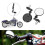 Motorcycle Mirrors Black Round Bar End Side Mirrors 2