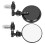 Motorcycle Mirrors Black Round Bar End Side Mirrors 4