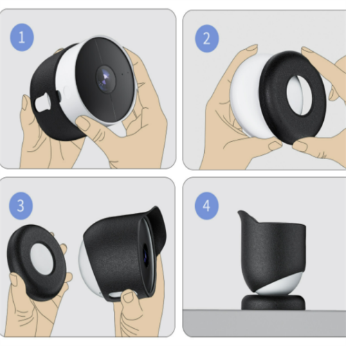 Schützende Silikonhülle für Google Nest Cam White 1