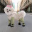 Dog Rain and Snow Boots with Adjustable Suspenders Small 6