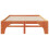 VidaXL vidaXL Bed Frame Brown 140 x 200 cm Solid Pine Wood 2