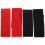 Fishing Rod Holder Belt Black 4 pcs 3.34 x 1.18 x 0.59 in 3