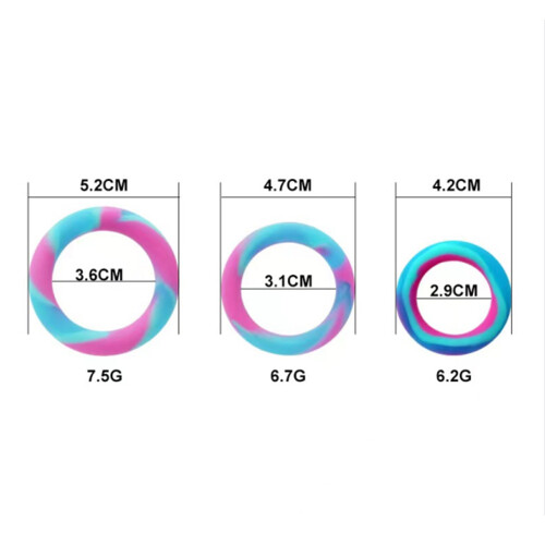 (S) Silicone Penis Ring for Couple Play - Non-Vibrating 2