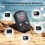 Camera controller for GoPro Hero 13 12 11 10 9 8 Black MAX remote control with hand strap, color LCD display, multilingual support 4