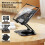 Laptop stand for desk, adjustable computer stand with 360 rotating base, ergonomic foldable laptop riser holder, load capacity 1 5