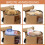 Round felt hat storage box, 45 cm, foldable with zipper, viewing window and carrying strap 3