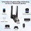 Bluetooth 6.0 Adapter USB Dongle for PC, USB Bluetooth Stick for Mouse, Long Range, Low Latency, Compatible with Windows 11/10/8.1 2