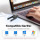 Bluetooth 6.0 Adapter USB Dongle for PC, USB Bluetooth Stick for Mouse, Long Range, Low Latency, Compatible with Windows 11/10/8.1 3