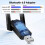 Bluetooth 6.0 Adapter USB Dongle for PC, USB Bluetooth Stick for Mouse, Long Range, Low Latency, Compatible with Windows 11/10/8.1 4