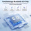 Bluetooth 6.0 Adapter USB Dongle for PC, USB Bluetooth Stick for Mouse, Long Range, Low Latency, Compatible with Windows 11/10/8.1 5
