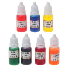 Epoxy Resin Color Pigment Dye 7 Color Slime Colorant for-Multi