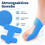 Σετ 20 τεμαχίων ταινίας διόρθωσης hallux valgus για δάχτυλα ποδιών, ελαστική, 5