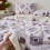 Hollow Taffeta Lambswool Blanket Purple 1pc 2
