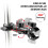 Camera clamp mount 8cm, double clamp with 360 ball head, adjustable action camera mount for bicycle handlebars 2
