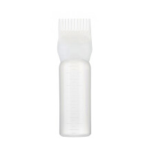 Hair Coloring Dyeing Comb Hair Dye Bottle Applicator for-White