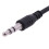 Vergoldetes 3,5-mm-Stecker auf-Schwarz 8
