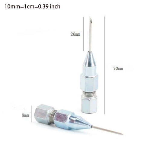 Durable Removable Nozzle Adaptor Needle Nose Grease Gun 2