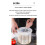 2.5L Baking Measuring Cup Scale Mixing Bowl with Lid Transparent 6