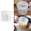 2.5L Baking Measuring Cup Scale Mixing Bowl with Lid Transparent 10
